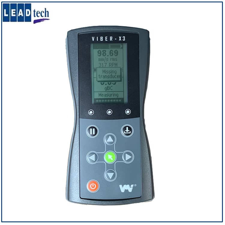 Viber X3 handheld vibration meter, imported from Sweden (VMI), used for vibration value measurement, bearing auscultation, and temperature measurement.