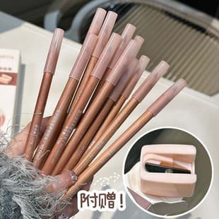 FAICCIA~ Natural Soft Matte Lip Liner Pencil, Waterproof, Long-Lasting Color, Defines Lip Shape, Matte Finish