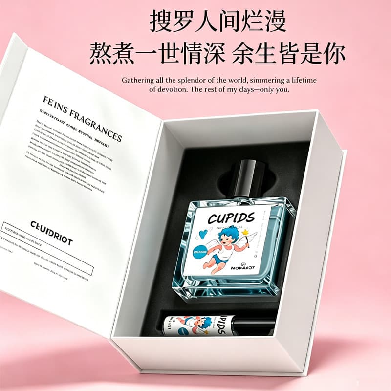 Cross-border TK Hot Product Cupid Valentine's Day Gift Perfume Southeast Asia Perfume Men's Long-lasting Light Fragrance Wholesale