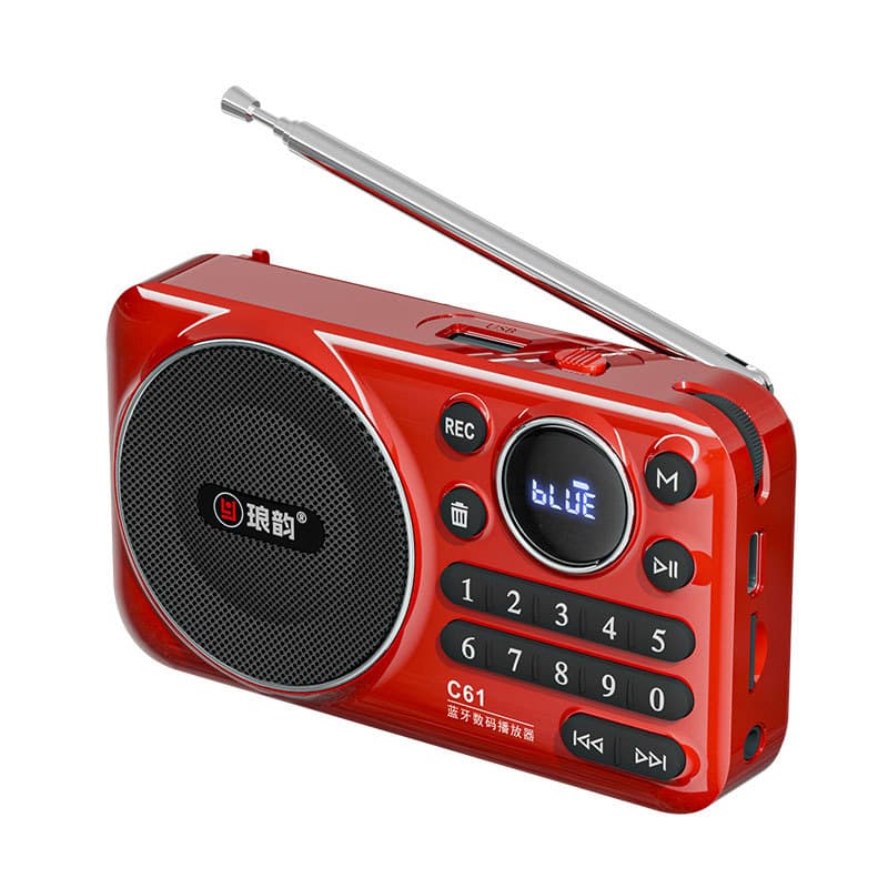 Langyun C61 portable Bluetooth card radio, video player, elderly machine, audio player
