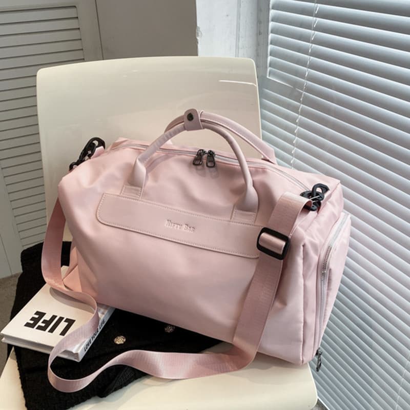 Women's Sport Yoga Fitness Bag Large Capacity Casual Short Trip Travel Bag Wet Dry Separation Swimming Leisure Luggage