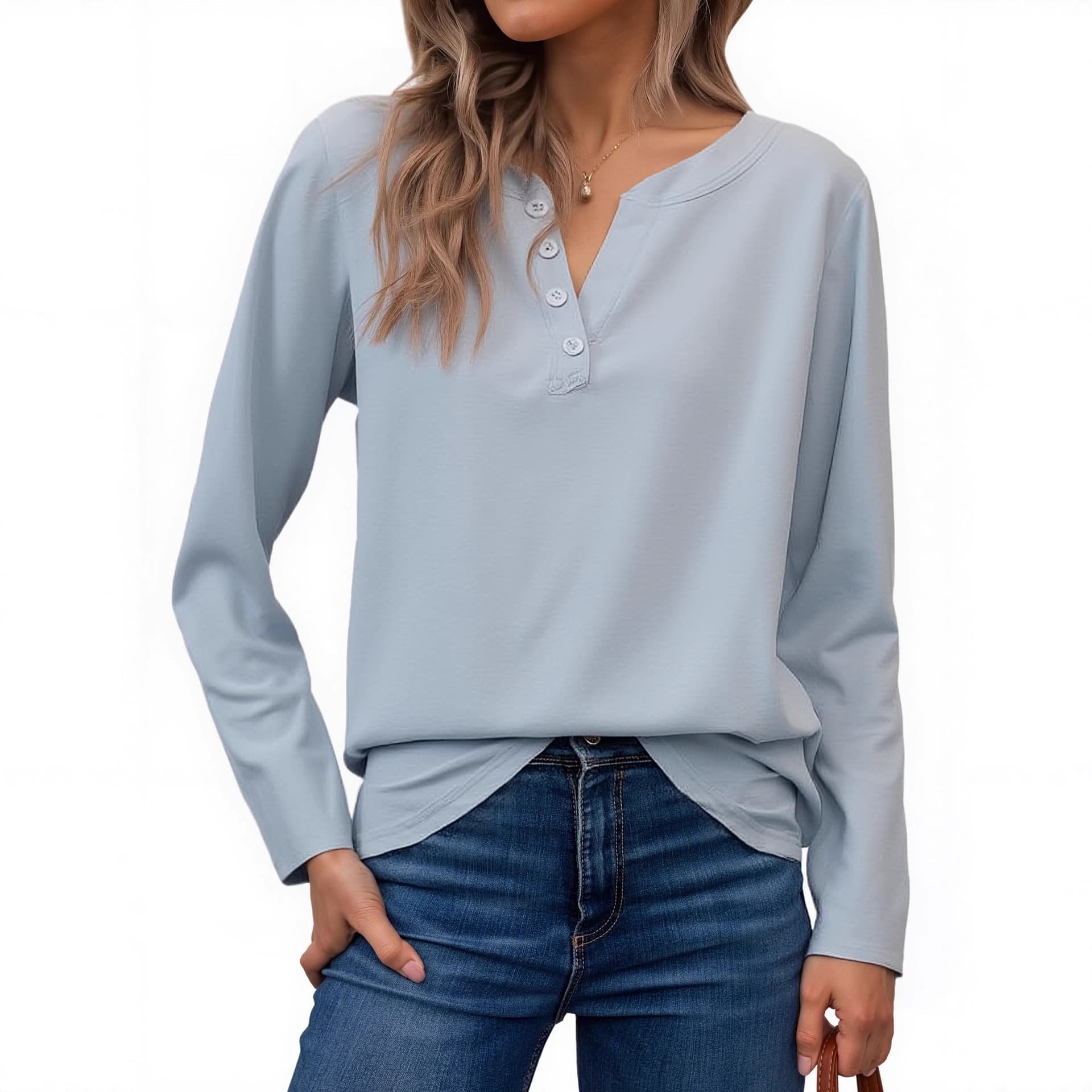 Women's Long Sleeve Shirts Business Casual Outfits Dressy Top