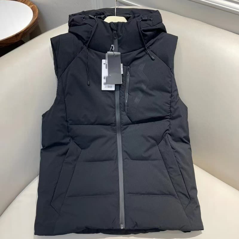 Hooded Down Vest, Dijia Same Style, 2024 Winter Unisex Couple Versatile Comfortable Warm Casual Sporty Fashion Men's