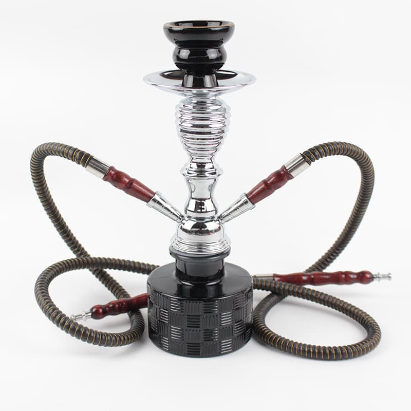 Cross-border special supply of popular Arabian hookah bar single and double-tube glass hookah and shisha complete set