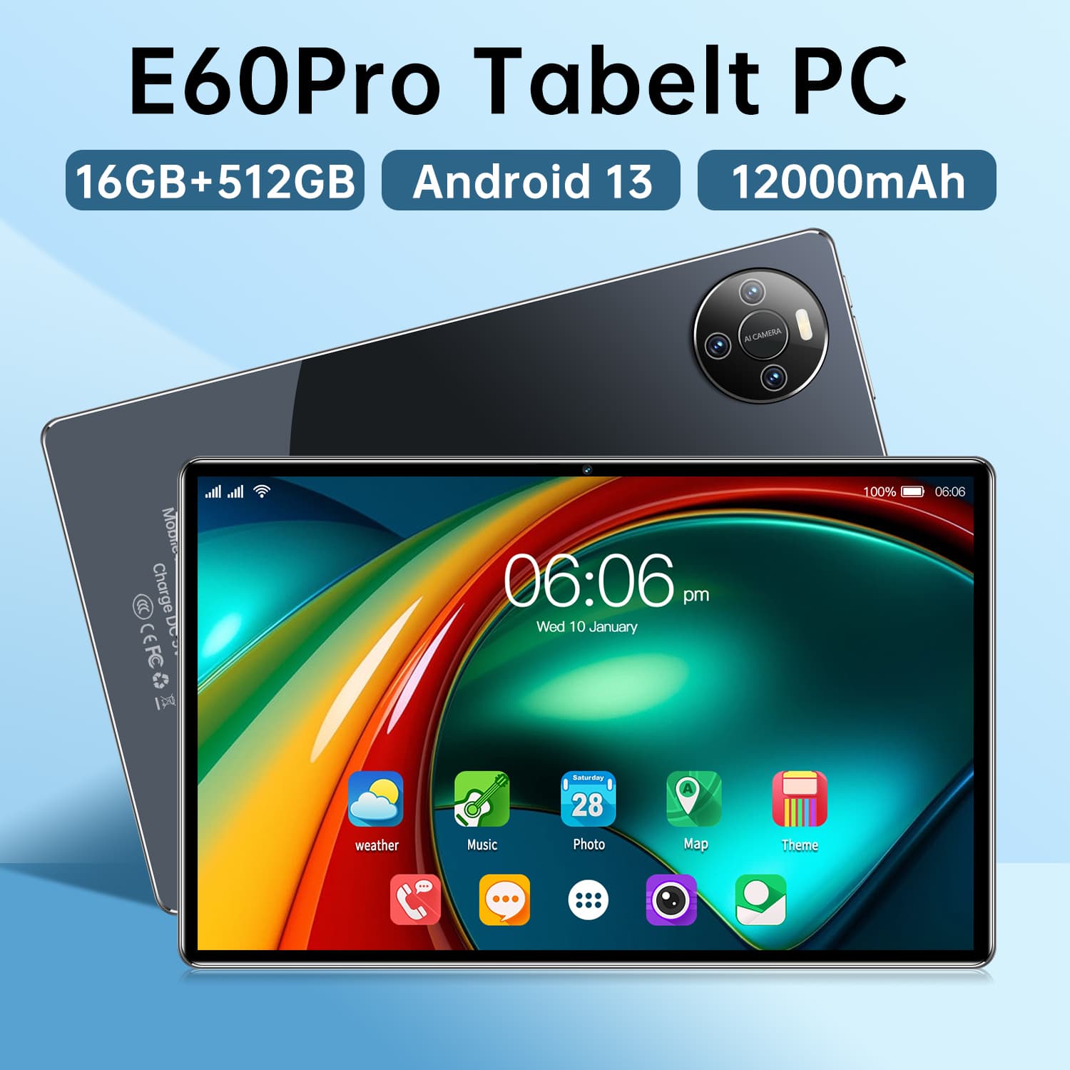 Amazon South America Brazil Station 10-inch cross-border tablet Android system dual SIM dual standby source factory wholesale