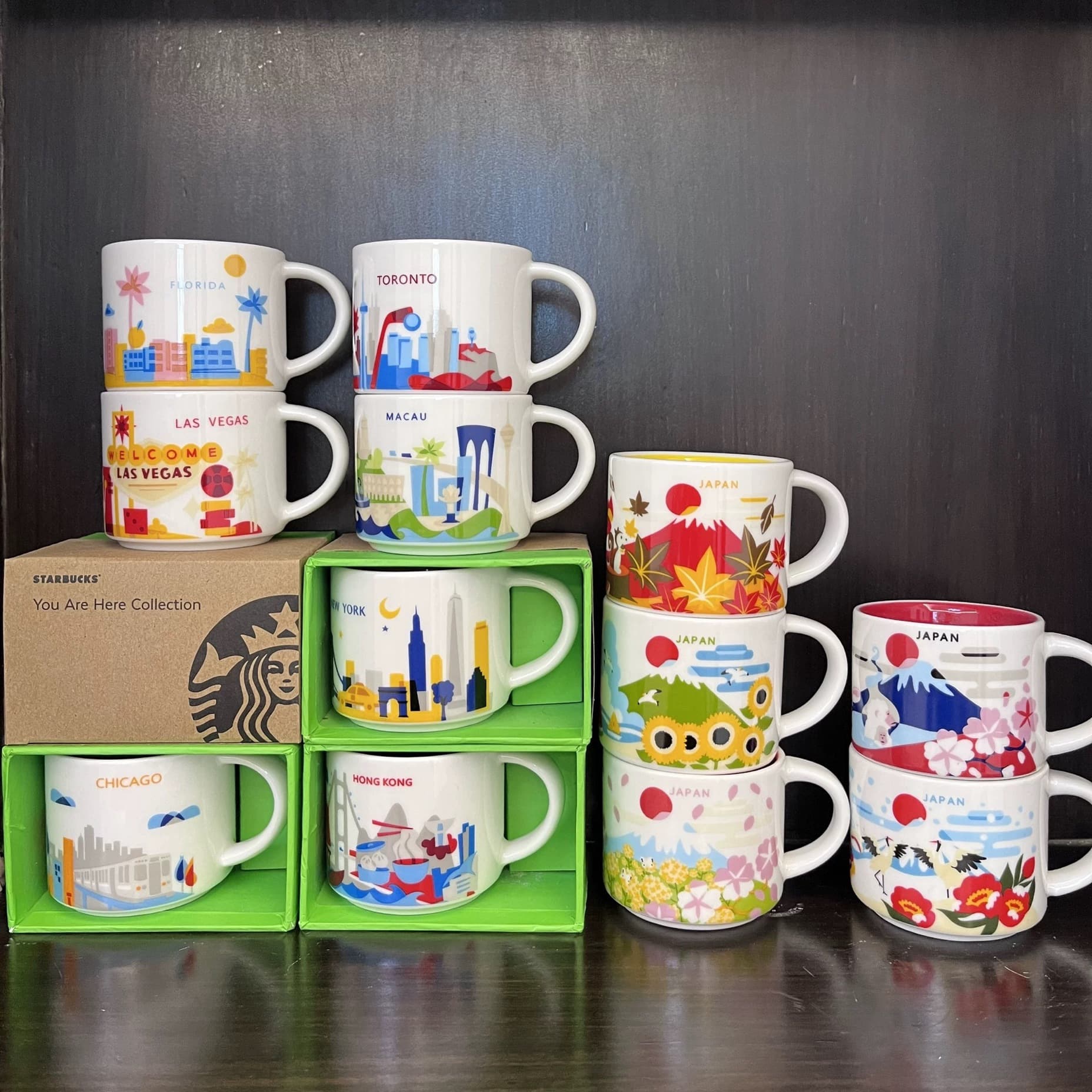 Custom City Ceramic Coffee Mug Large Capacity Inner Color Ceramic Mug with Logo for Export