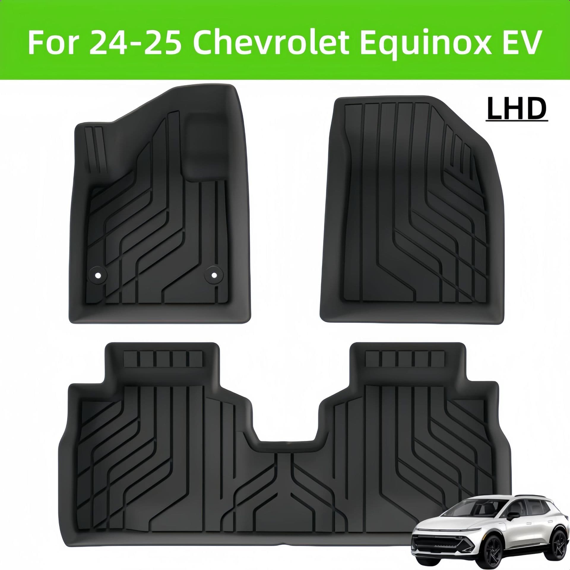 For 24-25 Chevrolet Equinox EV TPE Car Floor Mat / Rear Trunk Mat