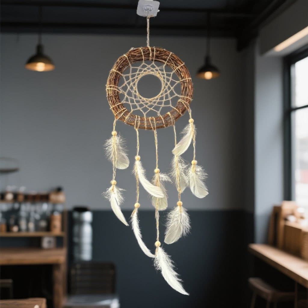 Wholesale dreamcatchers, DIY rattan dream-mending nets, student activities, handmade crafts, woven ornaments, room wind chimes, and hanging decorations.