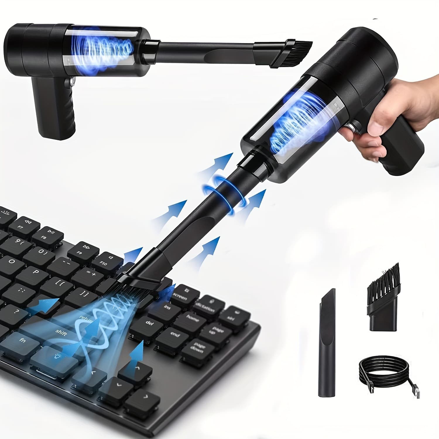 2025 New Cross-border Drop Shipping Wireless Handheld Vacuum Cleaner with 6000Pa High Suction