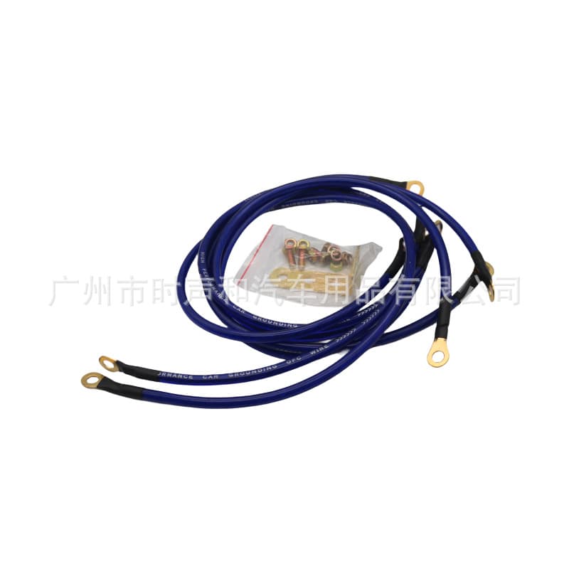Car Body Grounding Wire Rectifier Ground Wire, Automotive Modification Heavy-Duty Ground Wire, 5-Piece Racing Negative Battery Terminal Ground Cable