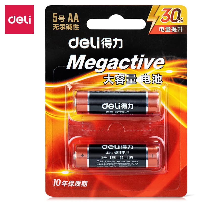 Deli Battery 18500/18504 Remote Control Toy Use Alkaline Battery AA AAA Card Pack Drop Shipping
