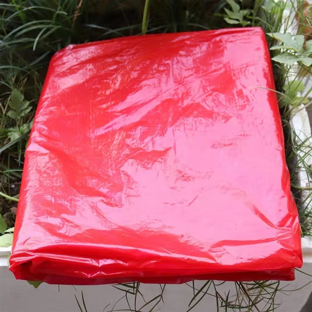 Production of PE Red Multi-functional Decoration Protection Film | Silver-gray Fireproof and Flame-retardant Film | Green 0.15mm Thickened Film