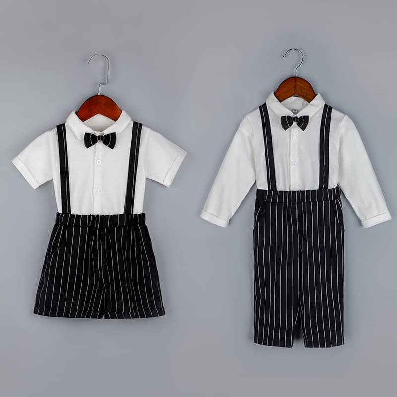 Children's dress, summer dress, new Korean style short-sleeved overalls suit, boys' June 1st host chorus performance clothing, drop shipping