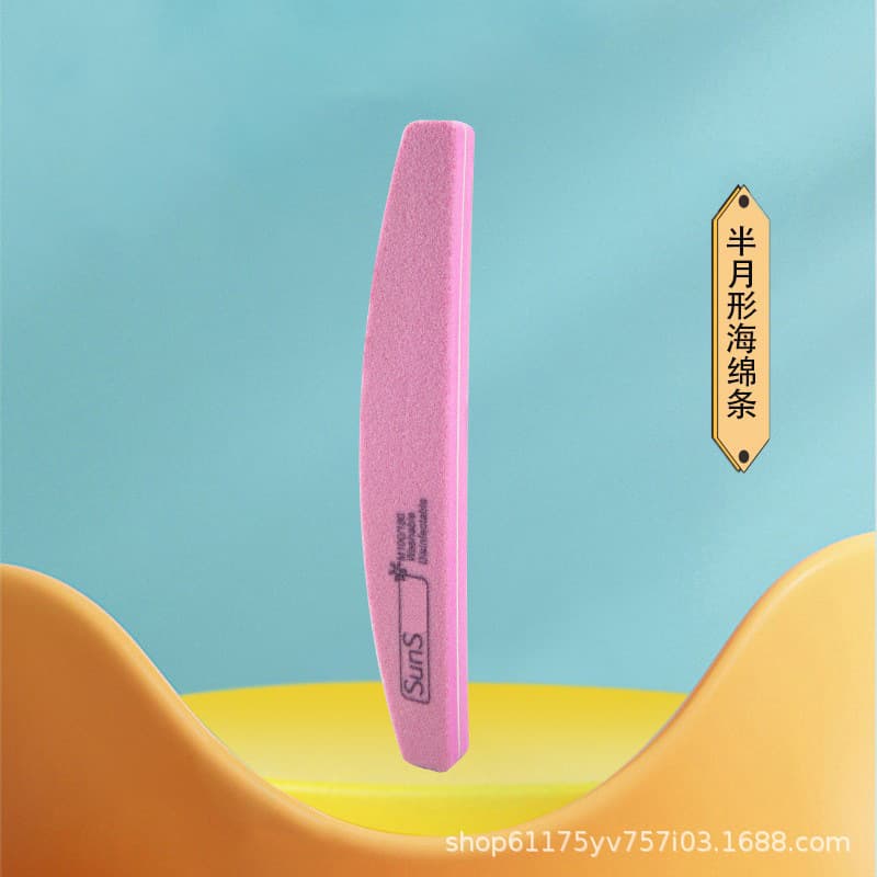 Nail File Double-Sided Nail Buffer Shaping Sponge Block Polishing File Sanding Stick Set