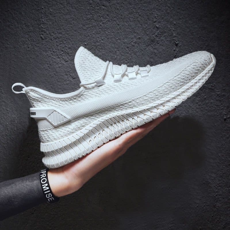 Men's Shoes Spring New Trendy Waterproof Sports Shoes Fashionable Versatile Casual Dad Shoes Soft-Soled Sports Shoes Running Shoes
