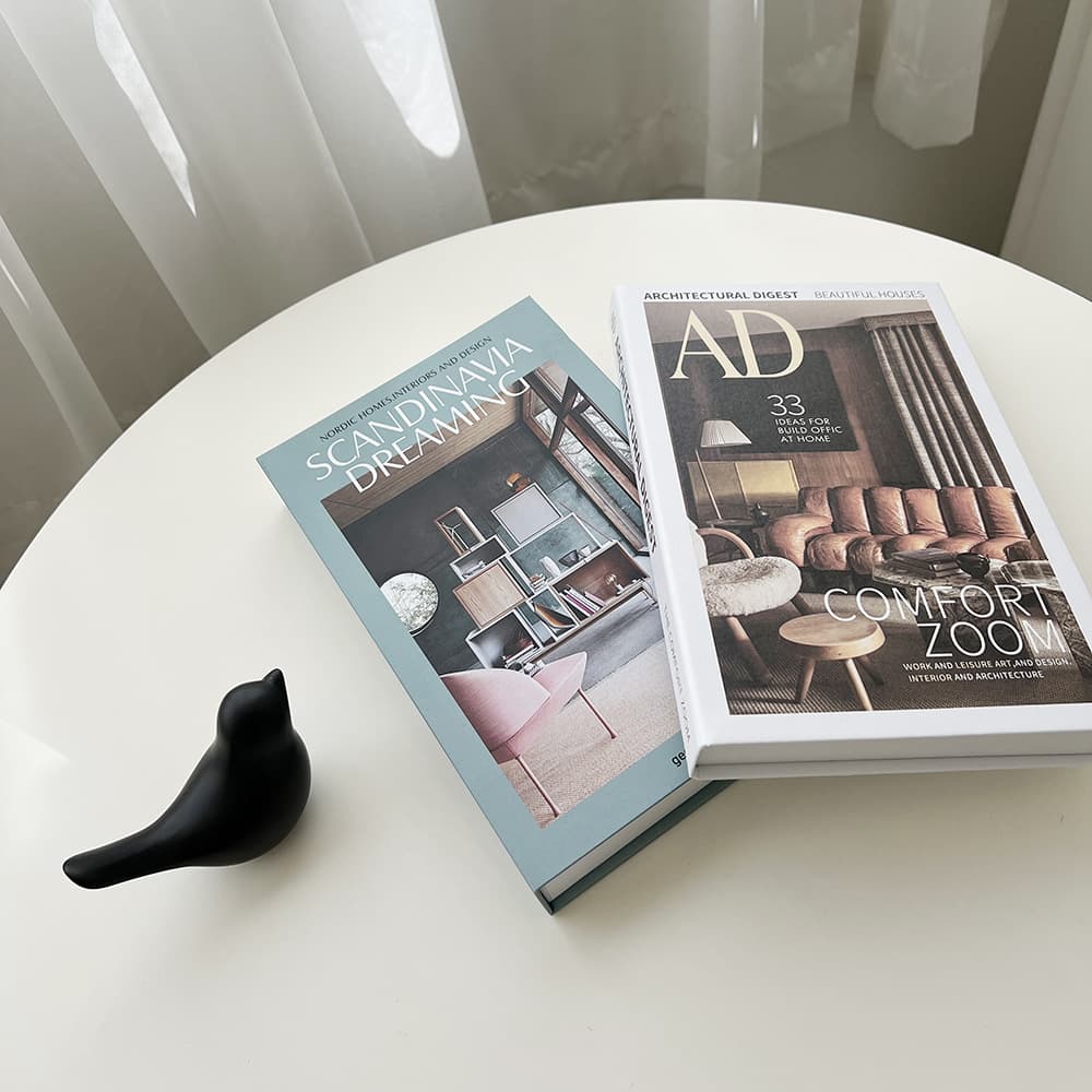 Nordic Simple Fake Book Home Style Simulation Book Designer Interior Magazine Soft Decoration Book Coffee Table Ornaments