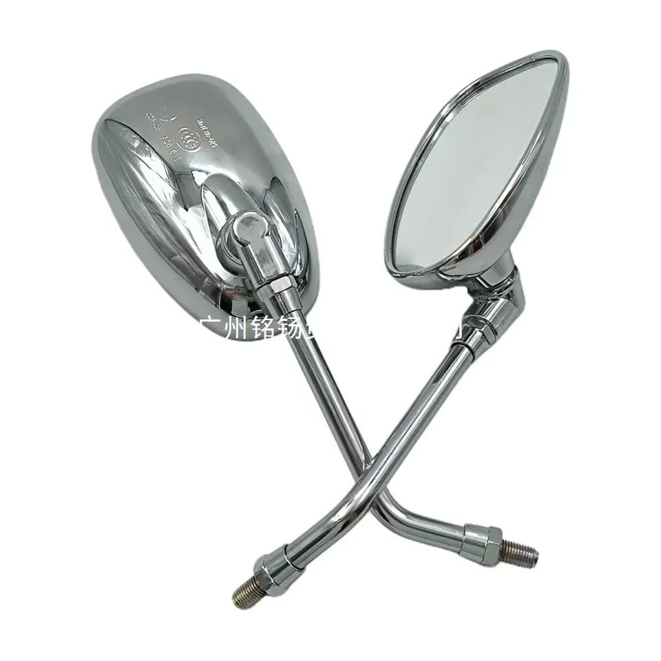 1 Pair 10mm Motorcycle Rearview Mirror for Honda Shadow Ace Spirit Magna VT750 with CCC Certification and Em