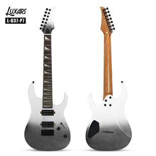 7-String Electric Guitar Modern Metal, Dual-Humbucker Pickups, 7 Strings Electric Guitar, Instrument Factory