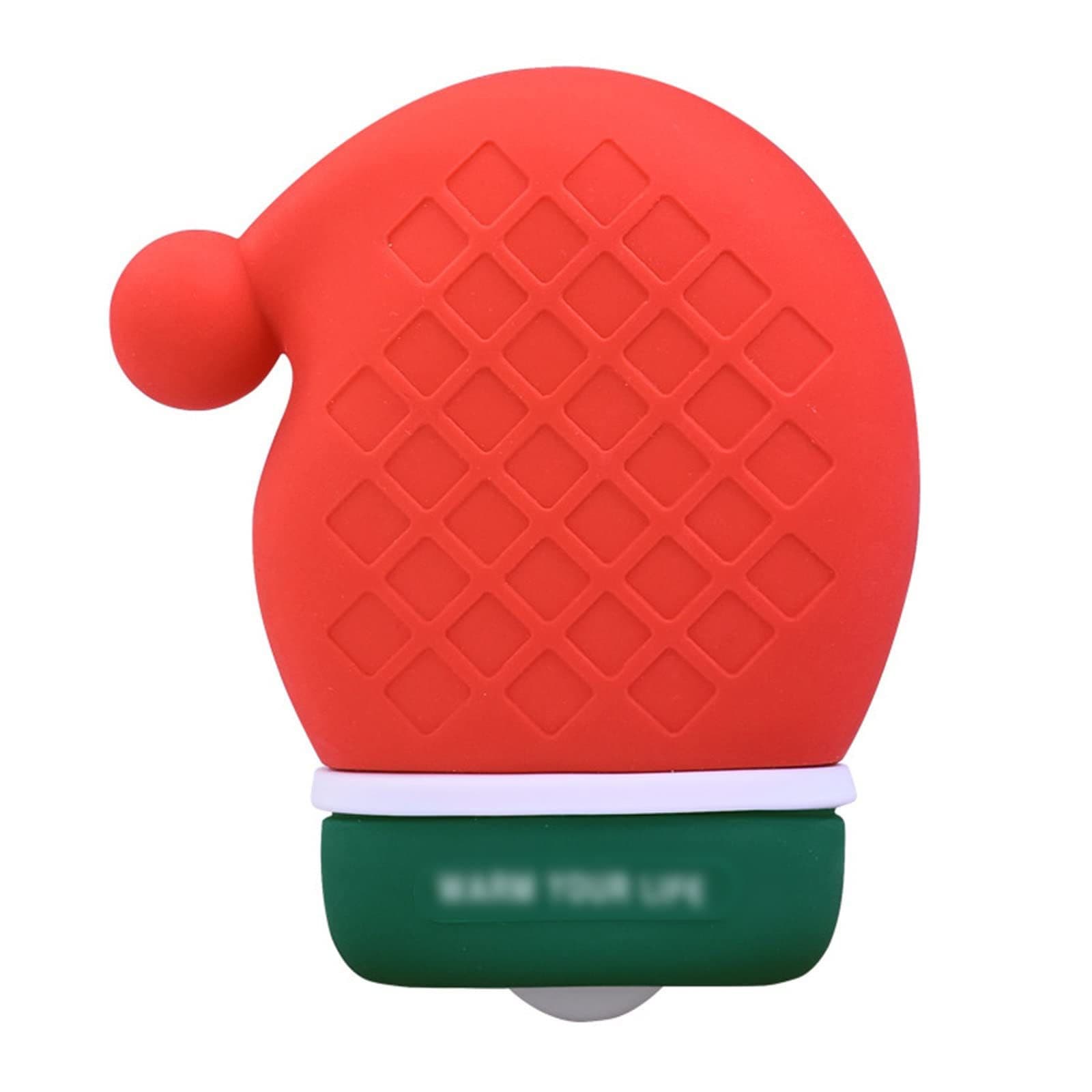Cross-Border New Christmas Hot Water Bottle Ice Water Bottle Silicone Warm Pack Portable Hot Water Bottle Gift
