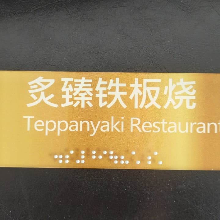 Braille doorplates, raised dot tactile illuminated signs, tactile doorplates, acrylic signs, high-gloss edge-guided special signs