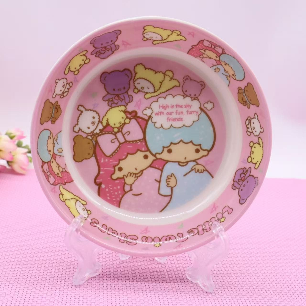 Cartoon children's plastic household spitting plate, dried fruit shell plate, square snack dish, bone spitting dish, garbage fruit dregs dish