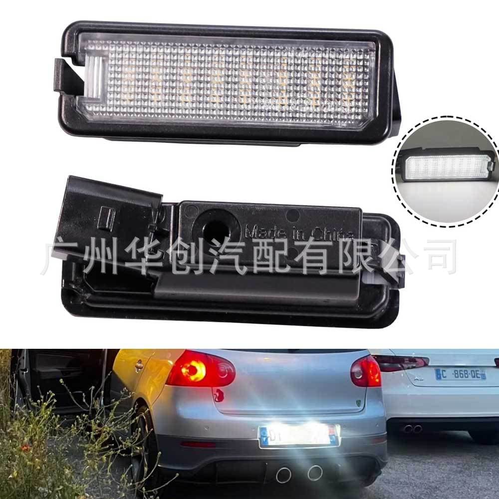 LED License Plate Light for Volkswagen Golf Passat CC Bora Tailgate Rear License Plate Lamp