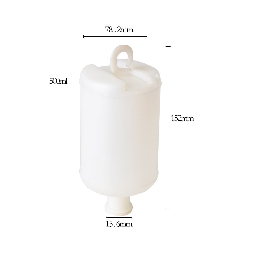 Factory Wholesale 500ml Plastic Vaccine Bottle Veterinary IV Bottle PE Thickened Material Laboratory Liquid Dispensing Bottle