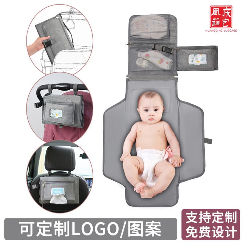 Folding storage changing pad bag new convenient changing table multifunctional changing pad mommy bag baby diaper changing pad
