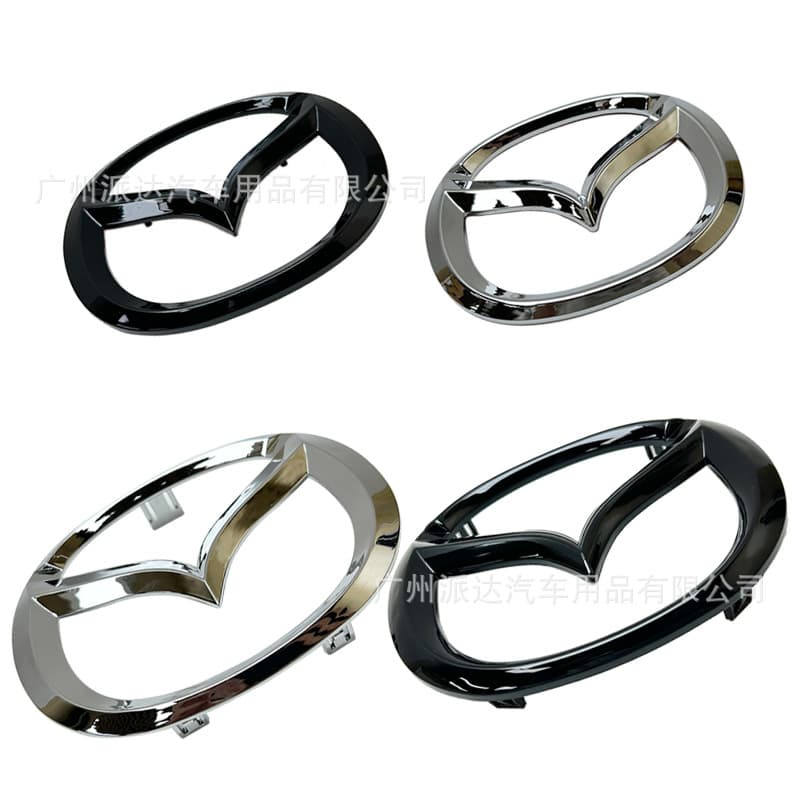 Mazda Front and Rear Emblems for Mazda3, Mazda6, CX-4, CX-5 Modified Grille Emblem, Trunk Sticker
