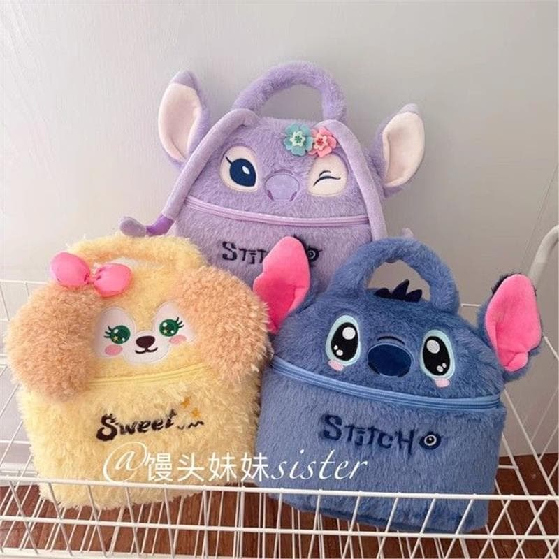 Cute Cartoon Handheld Makeup Bag, Multi-functional Large Capacity Travel Organizer Portable Pouch