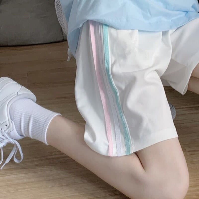 Girls casual sports shorts for women to wear summer 2026 new high school entrance examination sports running special pants for junior high school students