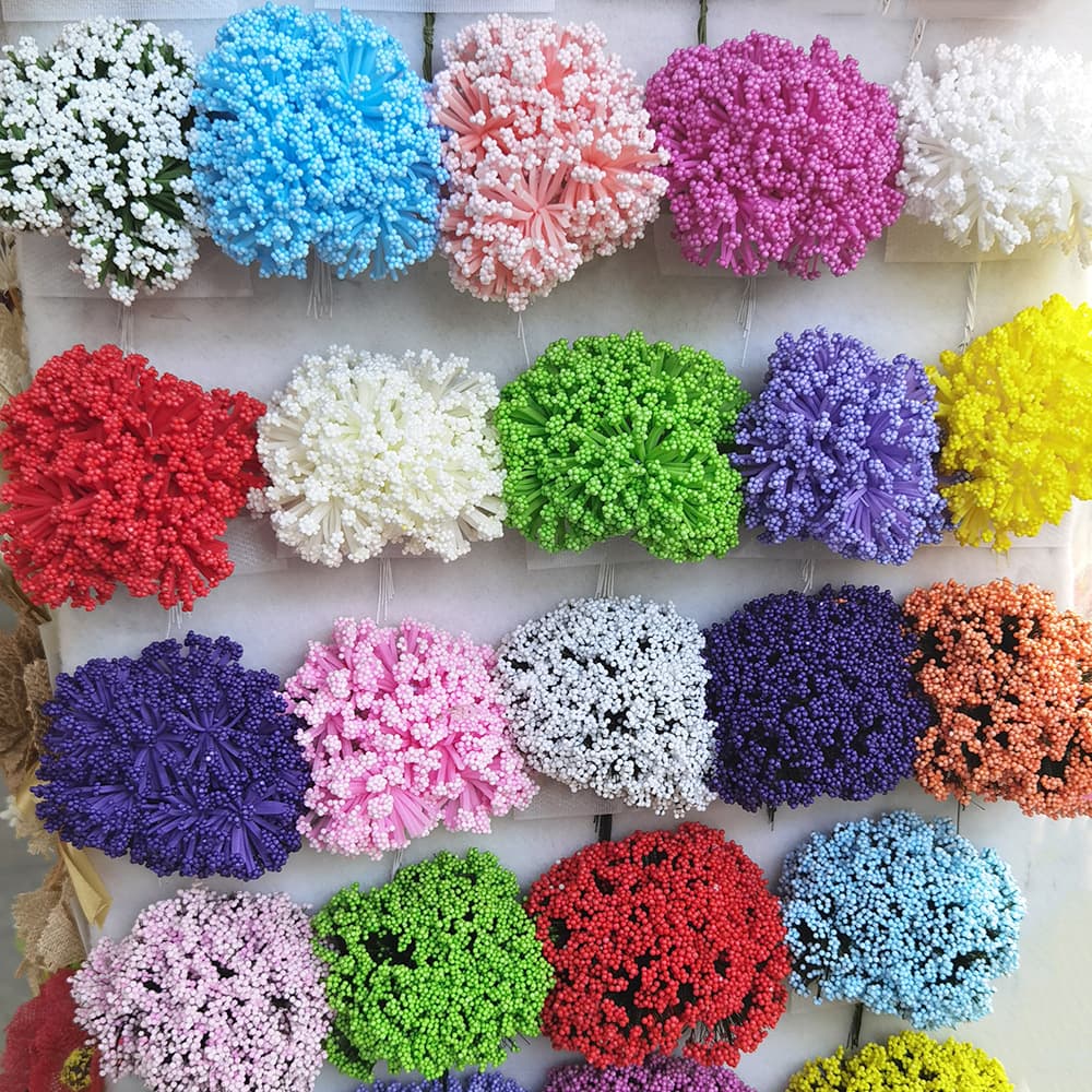 PE flower, chive flower, gypsophila, lavender foam flower, fake dried flower, garland rattan DIY, wedding candy box accessories