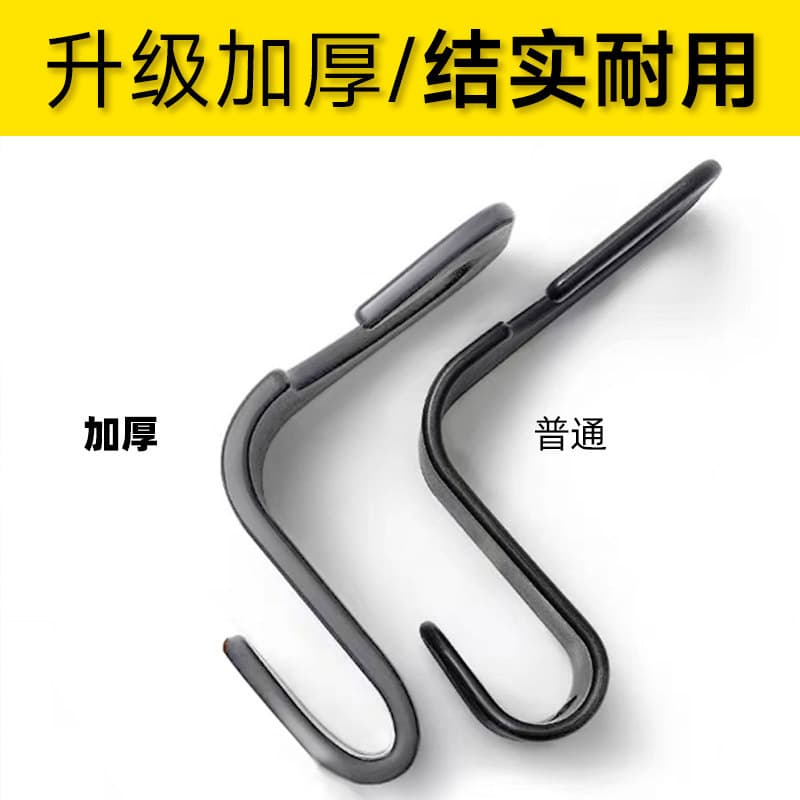 Thickened Car Seat Back Hooks Multi-functional Vehicle Rear Seat Storage Hanger Automobile Accessories Durable Plastic