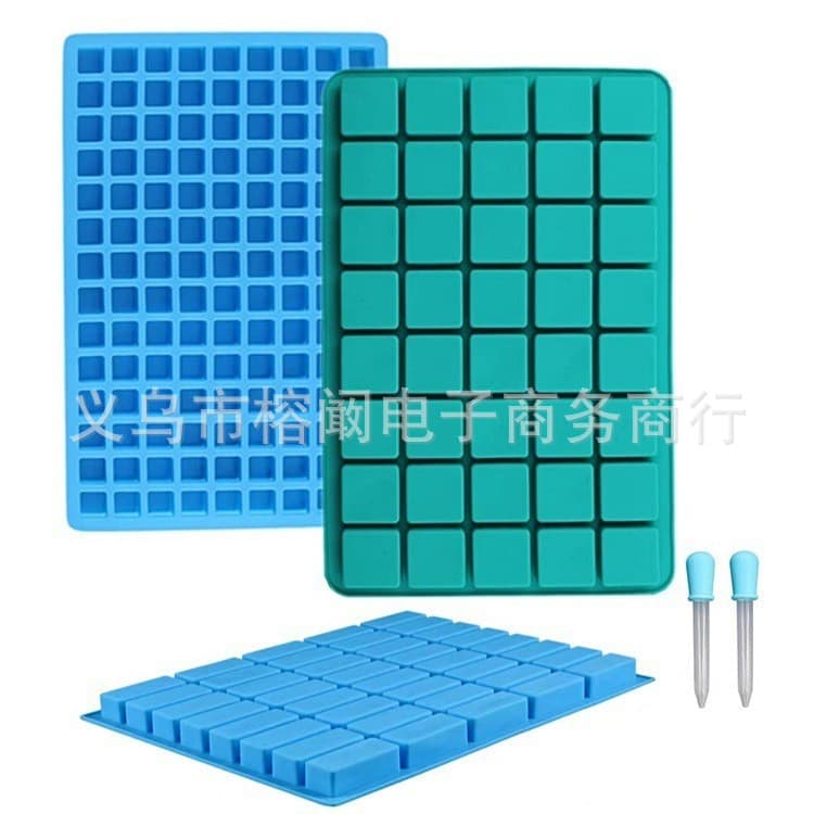 Silicone Ice Cube Tray Summer DIY Ice Cube Mold 40-Cell 126-Cell Square Silicone Ice Cube Maker