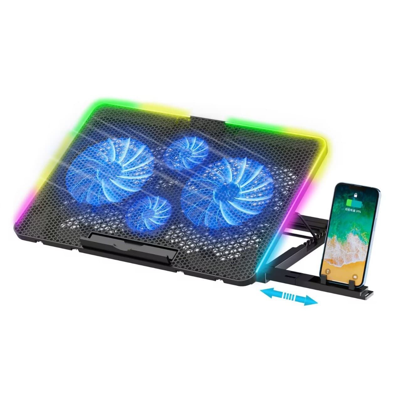 Laptop Cooling Pad for 14-inch and 15.6-inch Gaming Laptops: Cooling Fan, Water Cooling, and Noise Reduction