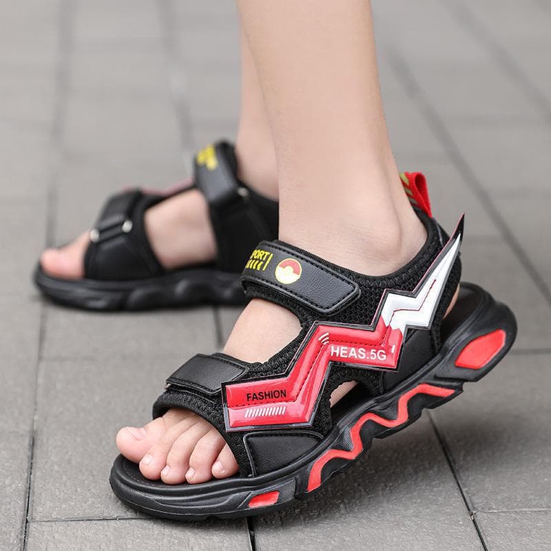 Cross-Border Boys' Sandals Summer New Kids Outdoor Sports Beach Shoes Casual Soft Sole Lightweight for Middle and Older Kids