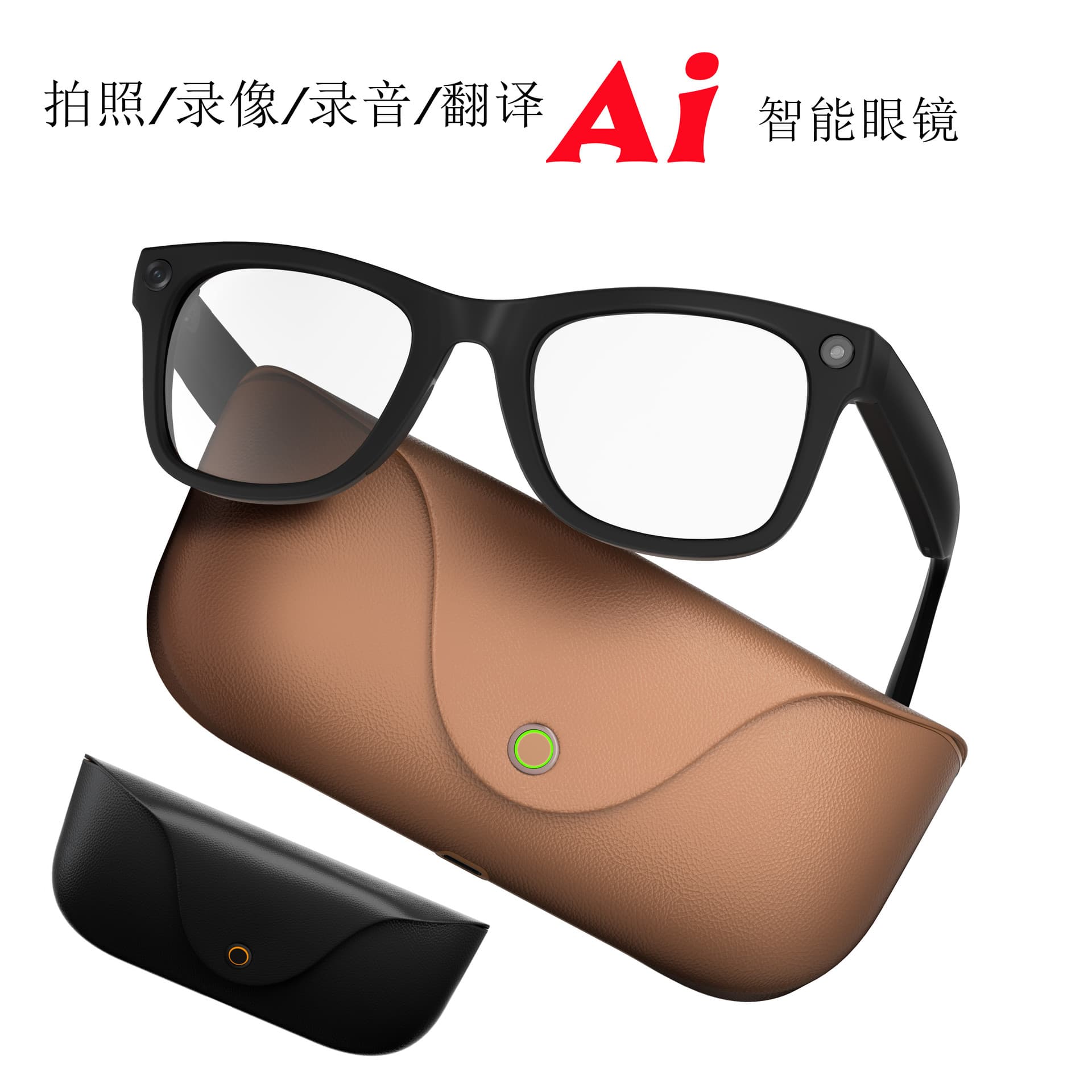 Cross-border MT5 Ultra smart Ai glasses 8 million pixel photo camera real-time translation Bluetooth call recording