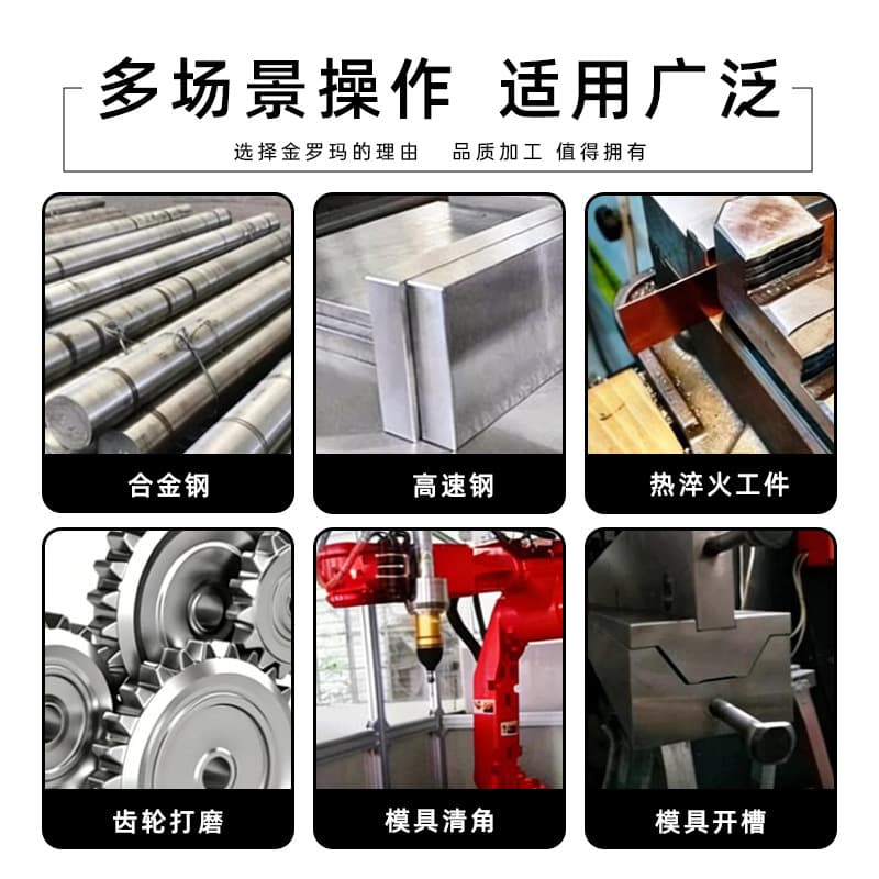 Internal Cylindrical Grinding Wheel White Corundum Chrome Corundum Through-Hole Grinding Wheel Lathe Polishing Single-Side Concave Special-Shaped Ceramic Grinding Head