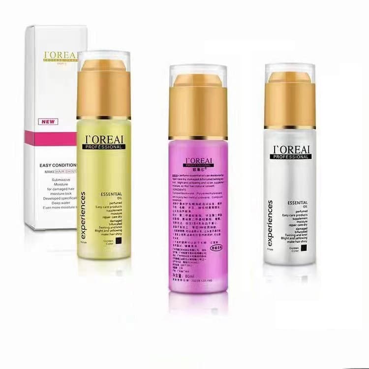 Glass Hair Care Essential Oil Women's Hair Oil Hair Curl Care Compliant Hydrating Improving Anti-frizz Dry-out Authentic Product