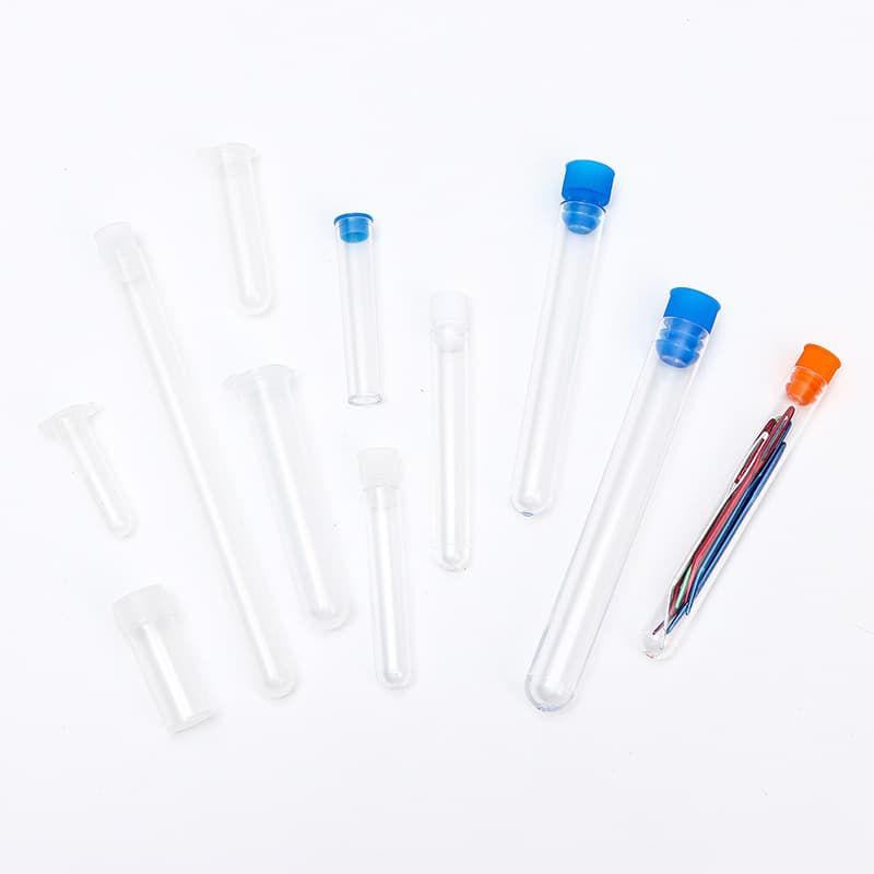 Transparent Needle Storage Bottle Plastic Needle Tube for Hand Sewing Cross Stitch Embroidery Needle Organizer Replacement Test Tube