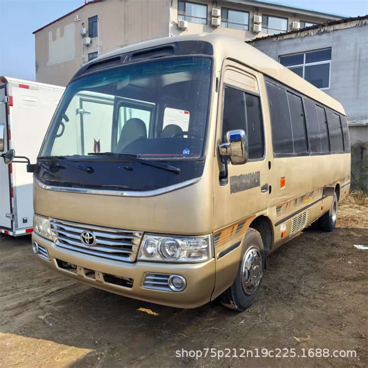 Cross-border Export Used Coaster 19-23 Seats Electric Folding Door Electric Swing Door 4-Cylinder 6-Cylinder