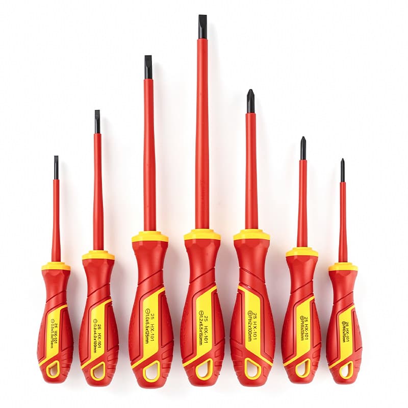 Insulated Screwdriver Set Cross Flathead Home Repair Anti-Shock VDE Screwdriver Electrician Tool