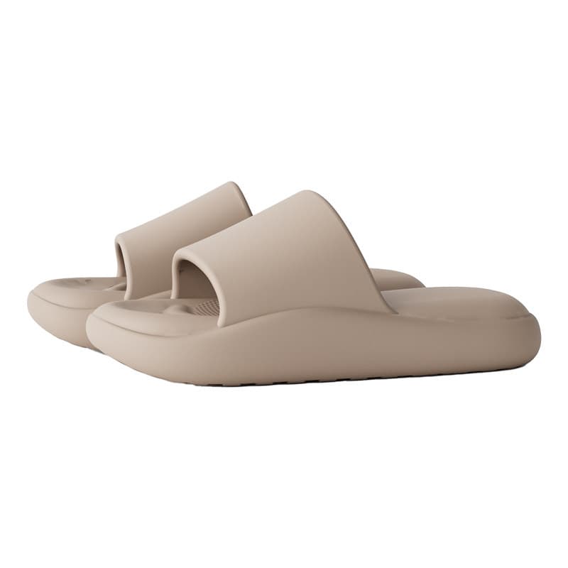 Men's Slippers 2025 New Thick Sole High Elastic Air Slippers Outdoor Wear Odor-Resistant Anti-Slip Quiet Indoor Home Slippers Women