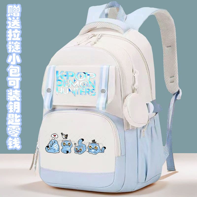 New Amazon Anime Cartoon Style Fashion Backpack for School, Korean Version Spine-Protecting Backpack for Primary and Secondary School Students