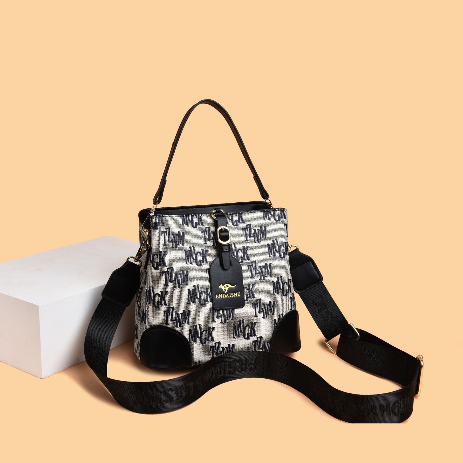 2026 Spring New Live-Streaming Hit Printed Handbag, Trendy Fashion Versatile Large-Capacity Shoulder and Crossbody Bag for Women