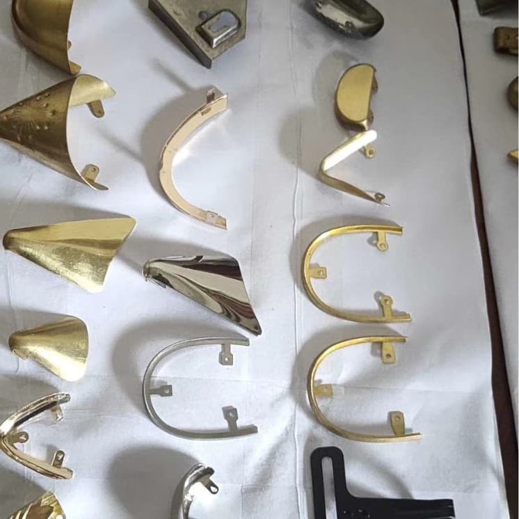 Stamped Hardware Toe Buckle Decorations, Selected New Favorite Shiny Toe and Heel Caps, Copper and Iron Heels g1476