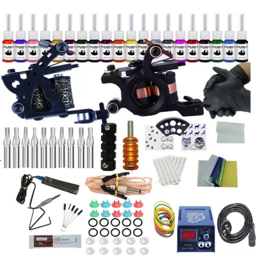 Danhui Wish Hot Selling Tattoo Machine Kit Tattoo Beginner Equipment Tattoo Full Set