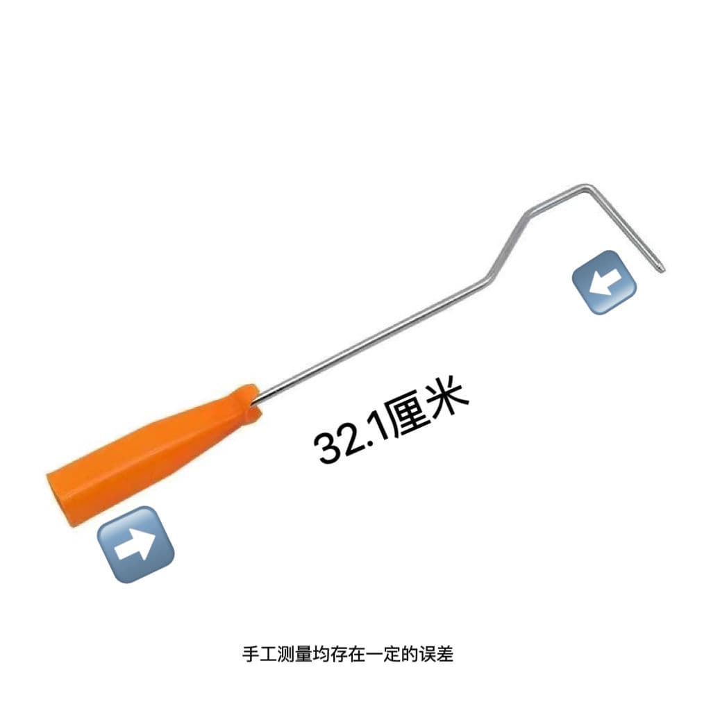 Manufacturer wholesale 4-inch and 6-inch roller brushes with mini handle brackets, pinky roller brush handles.