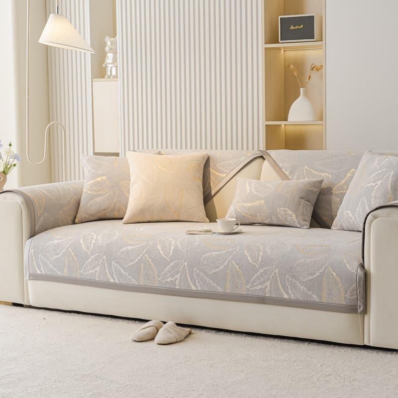 2025 New Chenille Sofa Cushion Cover, Four-Season Universal Non-Slip Sofa Pad, Premium Sofa Slipcover
