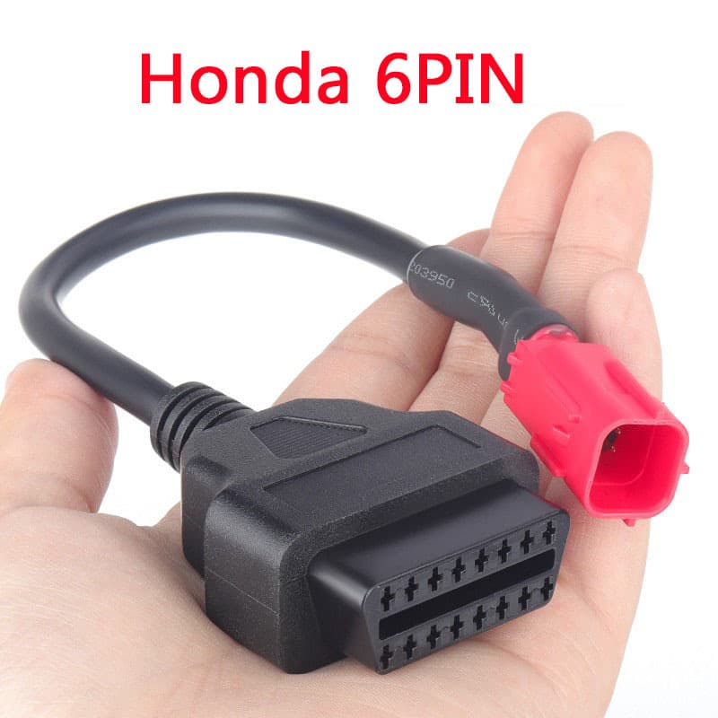 OBD 16pin to 6 pin for Honda Motorcycle 6Pin Motorcycle National IV Six-Pin Cable